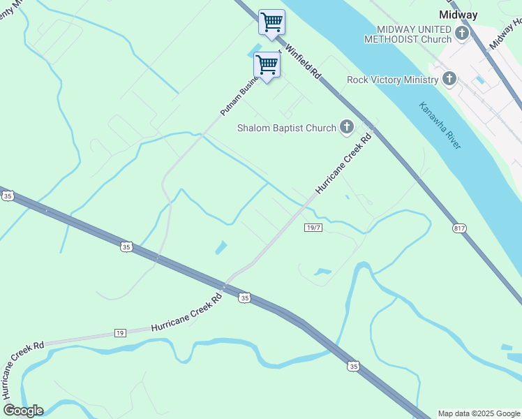 map of restaurants, bars, coffee shops, grocery stores, and more near 95 Manor Way in Winfield