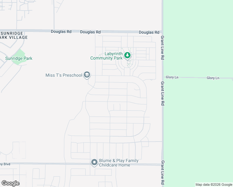 map of restaurants, bars, coffee shops, grocery stores, and more near 12754 Quantum Way in Rancho Cordova