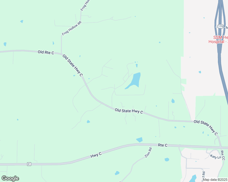 map of restaurants, bars, coffee shops, grocery stores, and more near 1878 Cedar Valley Road in Jefferson City