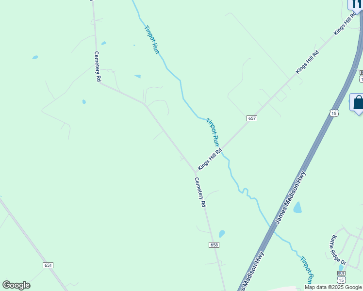 map of restaurants, bars, coffee shops, grocery stores, and more near 11711 Cemetery Road in Bealeton