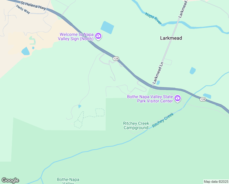 map of restaurants, bars, coffee shops, grocery stores, and more near 1309 Summit Drive in Calistoga