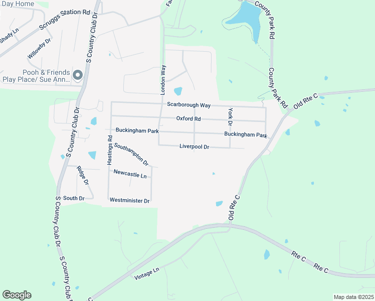 map of restaurants, bars, coffee shops, grocery stores, and more near 3907 Liverpool Dr in Jefferson City