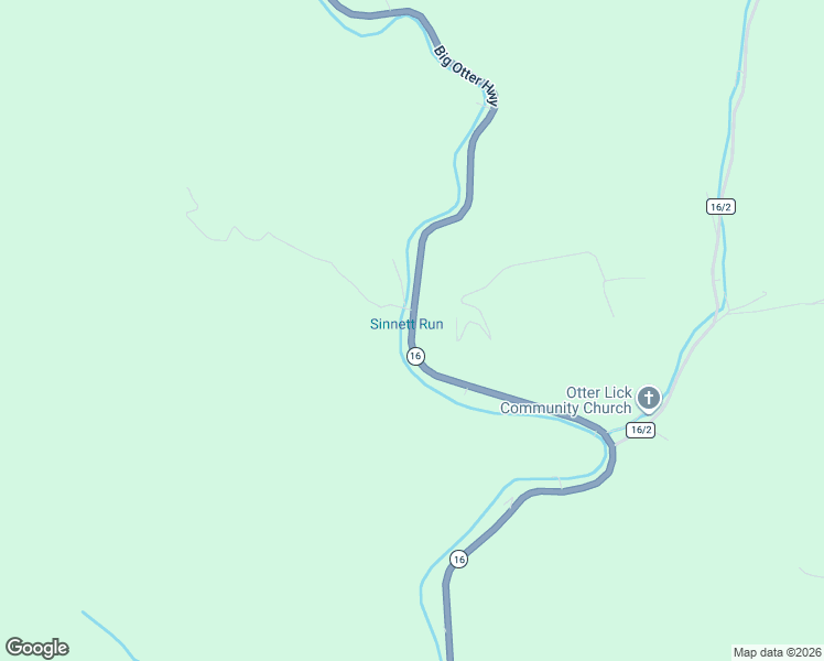map of restaurants, bars, coffee shops, grocery stores, and more near West Virginia 16 in Ivydale