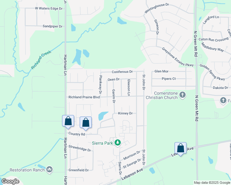 map of restaurants, bars, coffee shops, grocery stores, and more near 704 Ganim Drive in Belleville