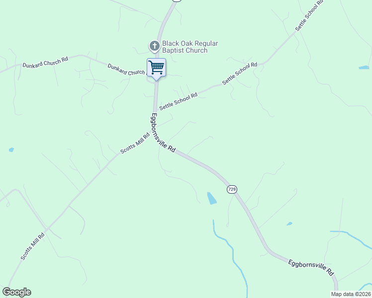 map of restaurants, bars, coffee shops, grocery stores, and more near 11083 Eggbornsville Road in Rixeyville