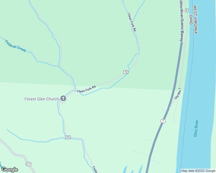 map of restaurants, bars, coffee shops, grocery stores, and more near 288 County Road 72 in Crown City