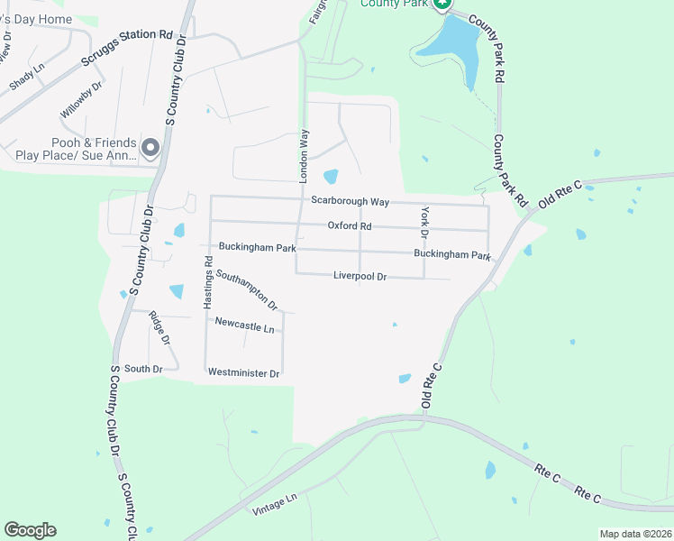 map of restaurants, bars, coffee shops, grocery stores, and more near 3916 Liverpool Drive in Jefferson City