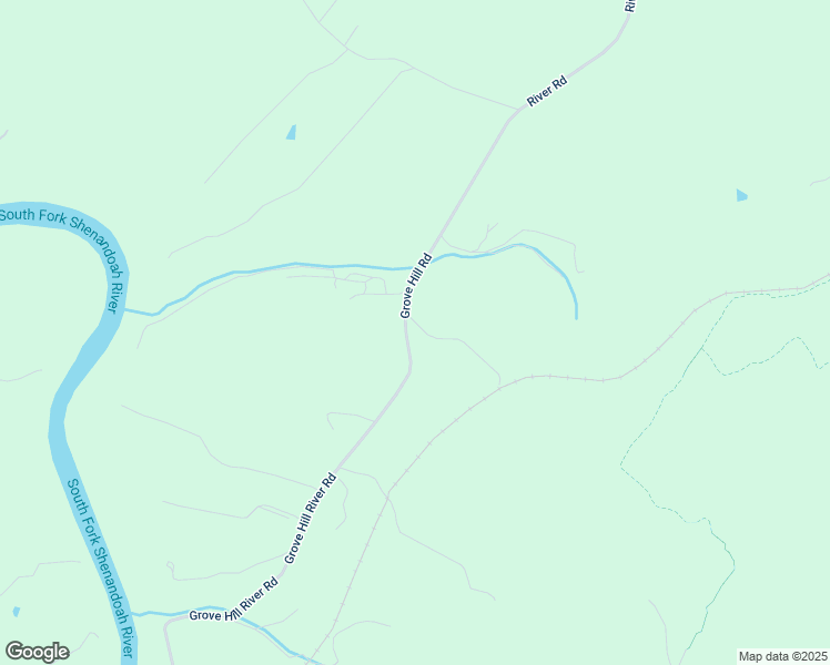 map of restaurants, bars, coffee shops, grocery stores, and more near 2887 Grove Hill River Road in Shenandoah