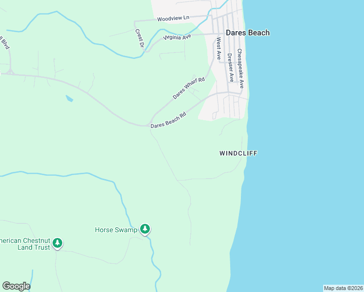 map of restaurants, bars, coffee shops, grocery stores, and more near 50 Goldstein Road in Prince Frederick