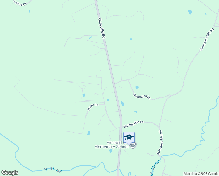 map of restaurants, bars, coffee shops, grocery stores, and more near 10989 Muddy Run Lane in Culpeper