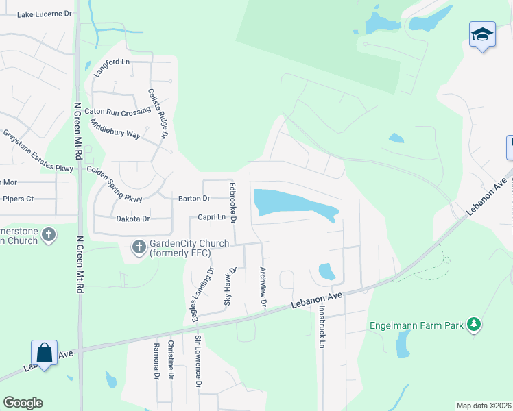 map of restaurants, bars, coffee shops, grocery stores, and more near 3710 Boatmans Point in Belleville