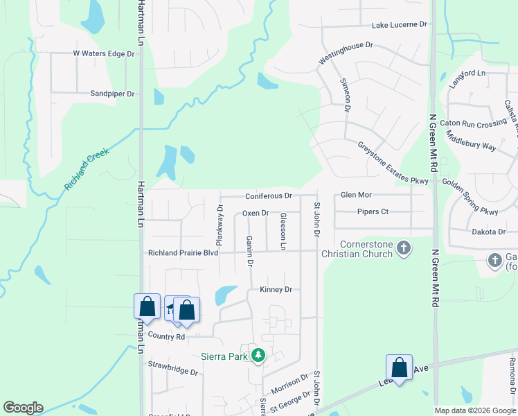 map of restaurants, bars, coffee shops, grocery stores, and more near 805 Oxen Drive in Belleville