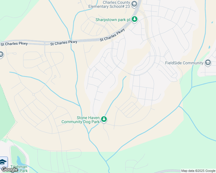 map of restaurants, bars, coffee shops, grocery stores, and more near 11602 Evelyn Waugh Court in Waldorf