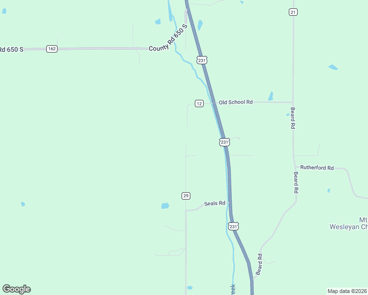 map of restaurants, bars, coffee shops, grocery stores, and more near 3998 Ziegler Road in Loogootee