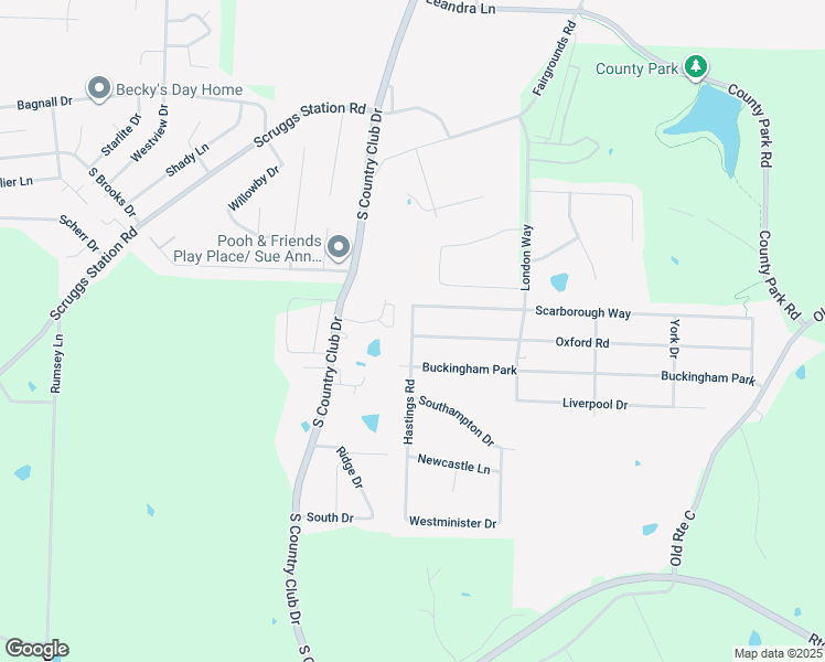 map of restaurants, bars, coffee shops, grocery stores, and more near 1820 Hastings Road in Jefferson City