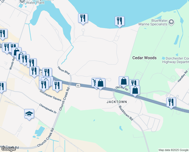 map of restaurants, bars, coffee shops, grocery stores, and more near 2150 Winterberry Lane in Cambridge