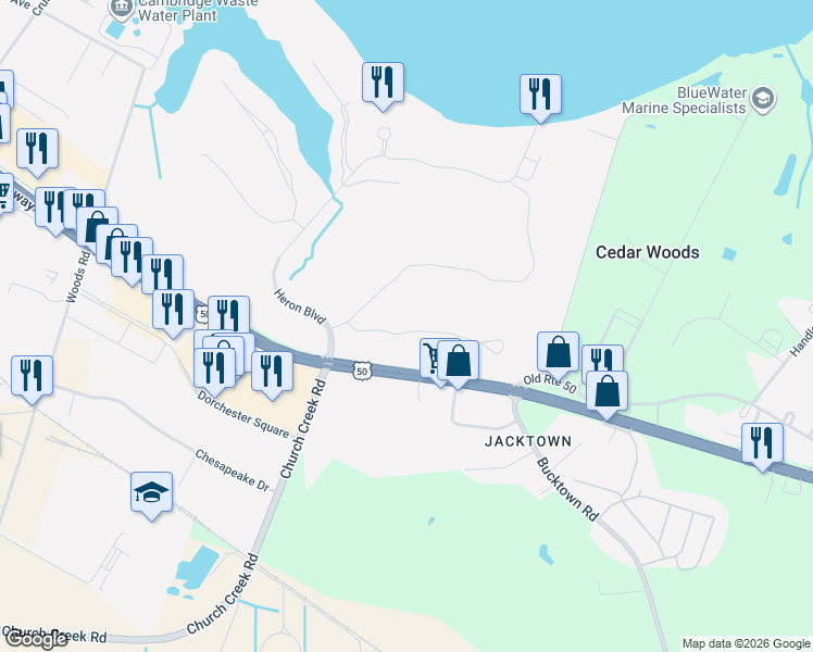 map of restaurants, bars, coffee shops, grocery stores, and more near 2131 Winterberry Lane in Cambridge