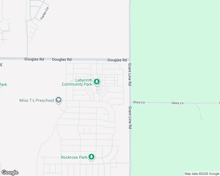 map of restaurants, bars, coffee shops, grocery stores, and more near 12850 Glass Beach Drive in Rancho Cordova