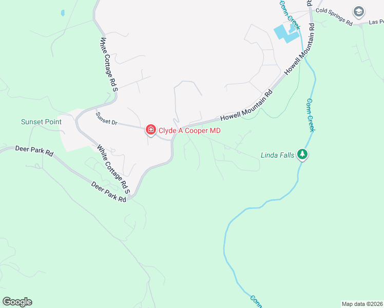 map of restaurants, bars, coffee shops, grocery stores, and more near 536 Linda Falls Terrace in Angwin