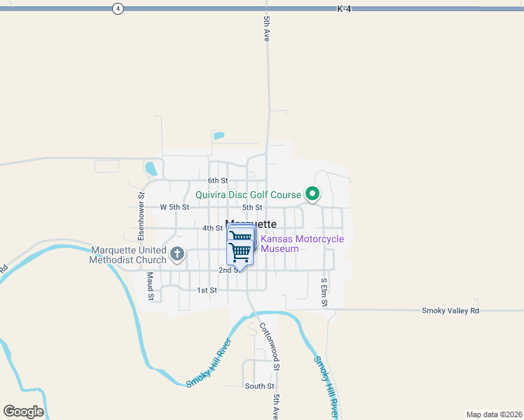 map of restaurants, bars, coffee shops, grocery stores, and more near in Marquette