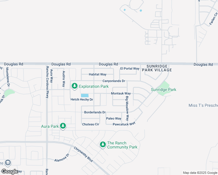 map of restaurants, bars, coffee shops, grocery stores, and more near 12293 Tawana Dome Way in Rancho Cordova