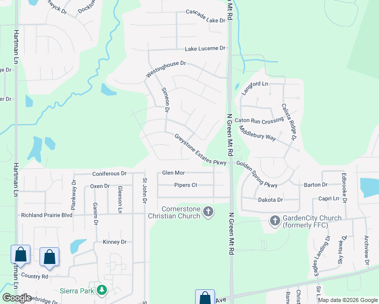 map of restaurants, bars, coffee shops, grocery stores, and more near 805 Bluff Ridge Lane in Belleville