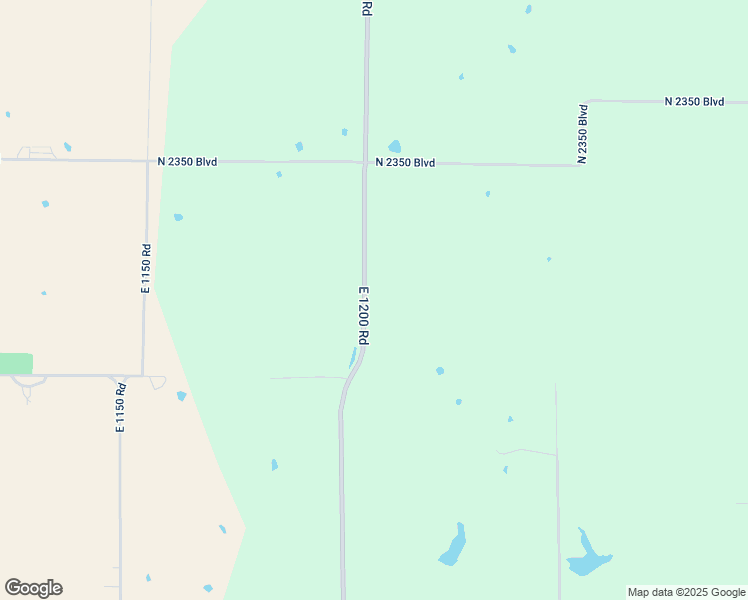 map of restaurants, bars, coffee shops, grocery stores, and more near County Road 1200 East in Allendale