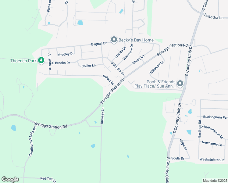 map of restaurants, bars, coffee shops, grocery stores, and more near 5219 Scruggs Station Road in Jefferson City