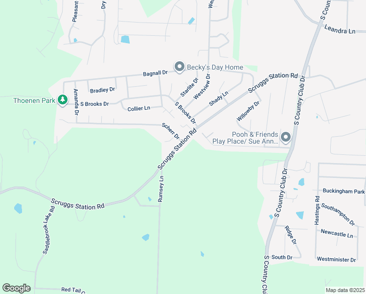 map of restaurants, bars, coffee shops, grocery stores, and more near 5219 Scruggs Station Road in Jefferson City