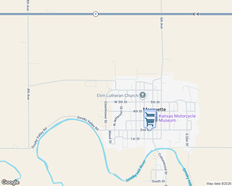 map of restaurants, bars, coffee shops, grocery stores, and more near 106 Rodeo Ct in Marquette