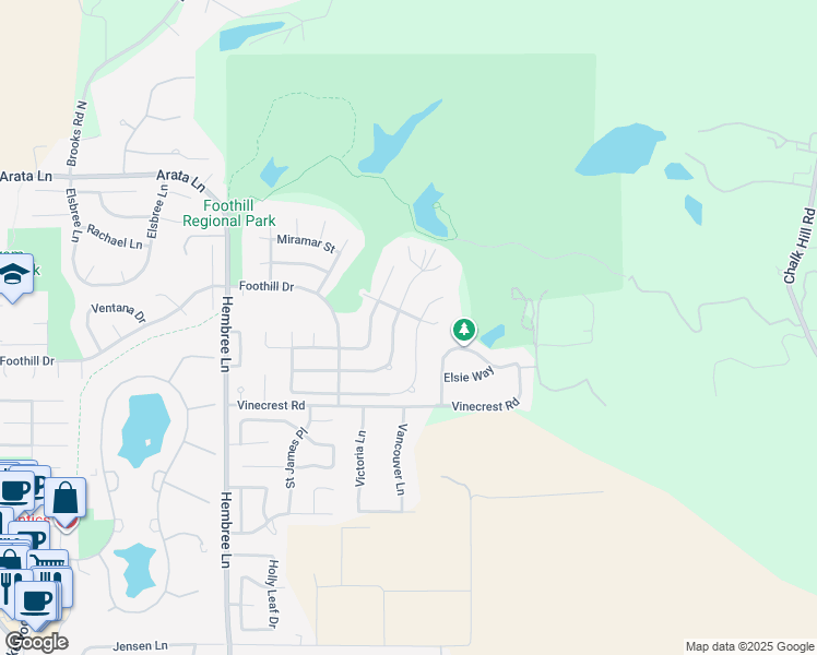 map of restaurants, bars, coffee shops, grocery stores, and more near 337 La Quinta Drive in Windsor