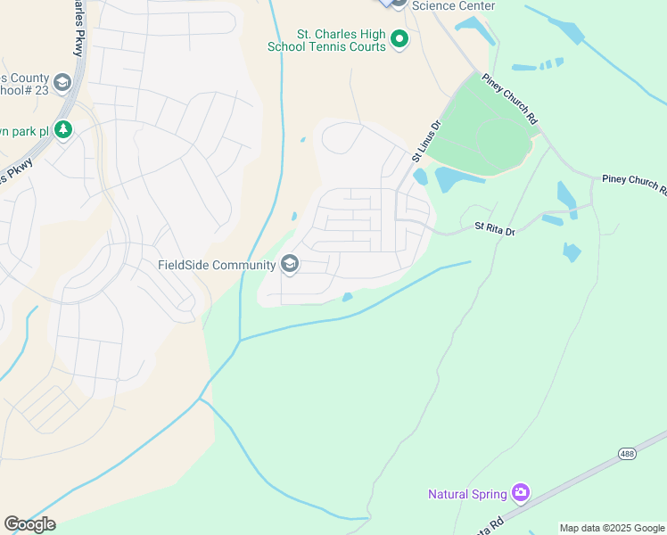 map of restaurants, bars, coffee shops, grocery stores, and more near 12212 Revolution Court in Saint Charles