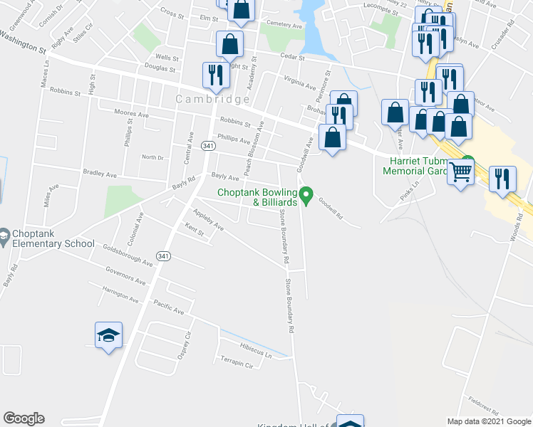 map of restaurants, bars, coffee shops, grocery stores, and more near 306 Shepherd Avenue in Cambridge