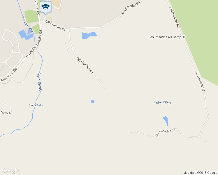 map of restaurants, bars, coffee shops, grocery stores, and more near 405 Cold Springs Road in Angwin