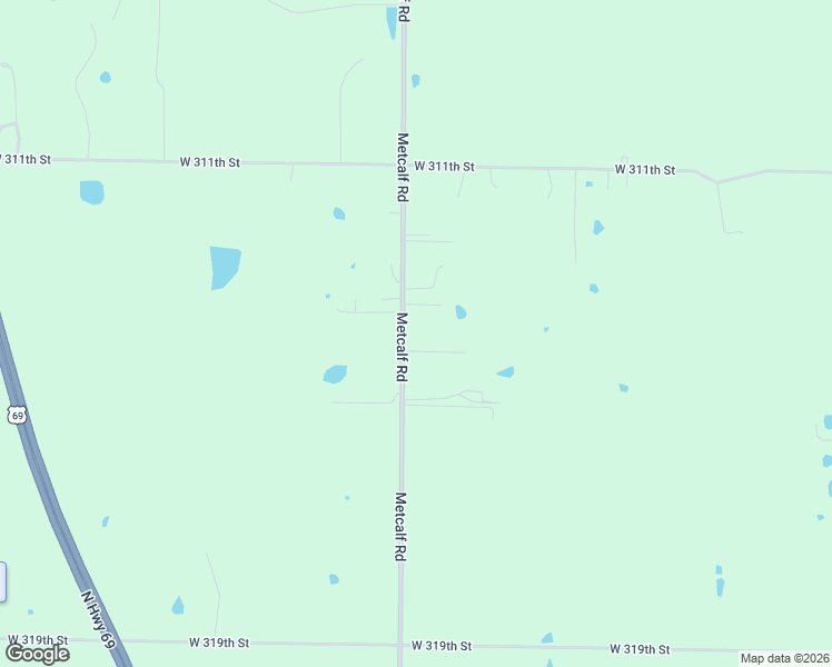 map of restaurants, bars, coffee shops, grocery stores, and more near 31375 Metcalf Road in Louisburg