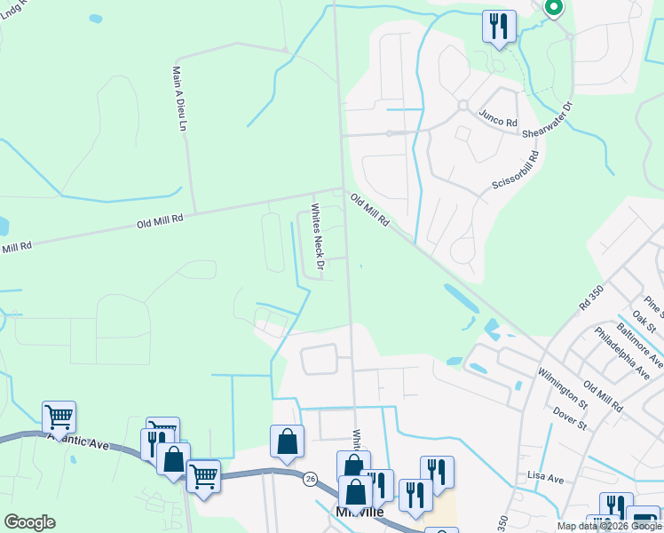 map of restaurants, bars, coffee shops, grocery stores, and more near 35920 Venture Lane in Ocean View