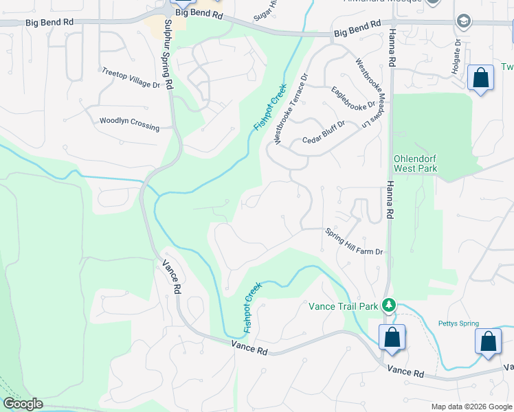 map of restaurants, bars, coffee shops, grocery stores, and more near 1419 Woodcrest Manor Court in Ballwin