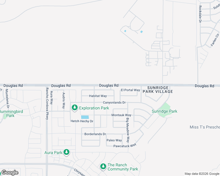map of restaurants, bars, coffee shops, grocery stores, and more near 12297 Edyth Lake Way in Rancho Cordova