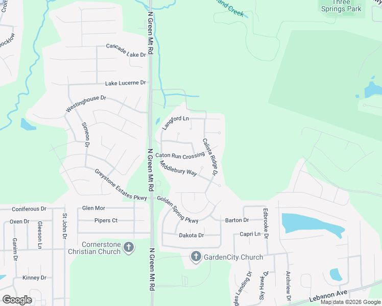map of restaurants, bars, coffee shops, grocery stores, and more near 3449 Caton Run Crossing in Belleville