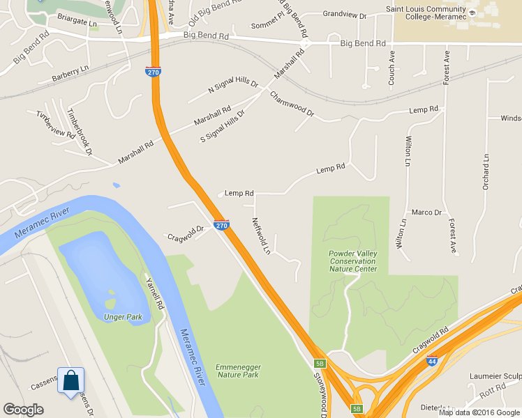 map of restaurants, bars, coffee shops, grocery stores, and more near 1406 Neffwold Lane in Kirkwood