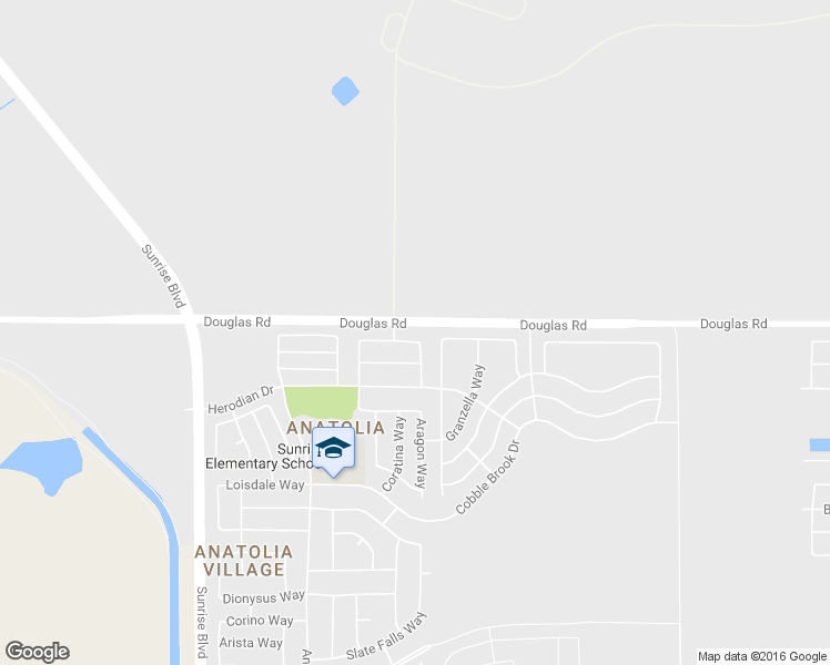 map of restaurants, bars, coffee shops, grocery stores, and more near 3947 Riley Anton Way in Rancho Cordova