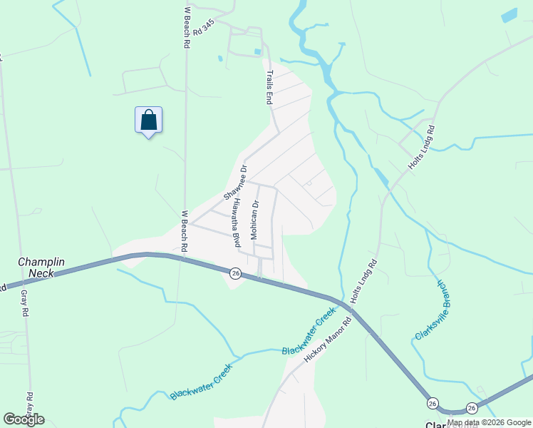 map of restaurants, bars, coffee shops, grocery stores, and more near 34131 Hiawatha Boulevard in Dagsboro