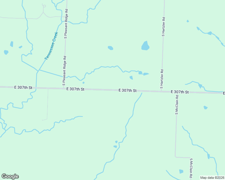 map of restaurants, bars, coffee shops, grocery stores, and more near 23318 East 307th Street in Harrisonville