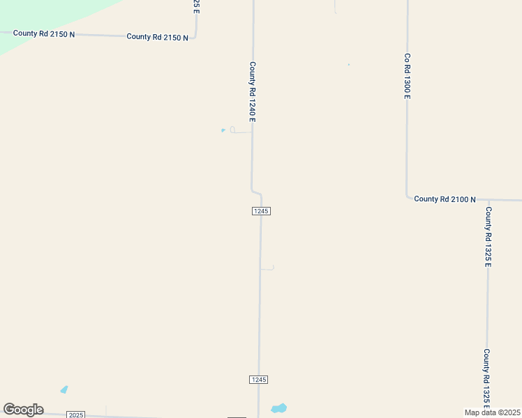 map of restaurants, bars, coffee shops, grocery stores, and more near County Road 1220E in Rinard