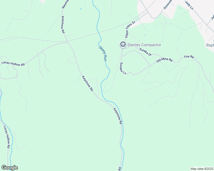 map of restaurants, bars, coffee shops, grocery stores, and more near 1040 Eldon Yates Drive in Stanley