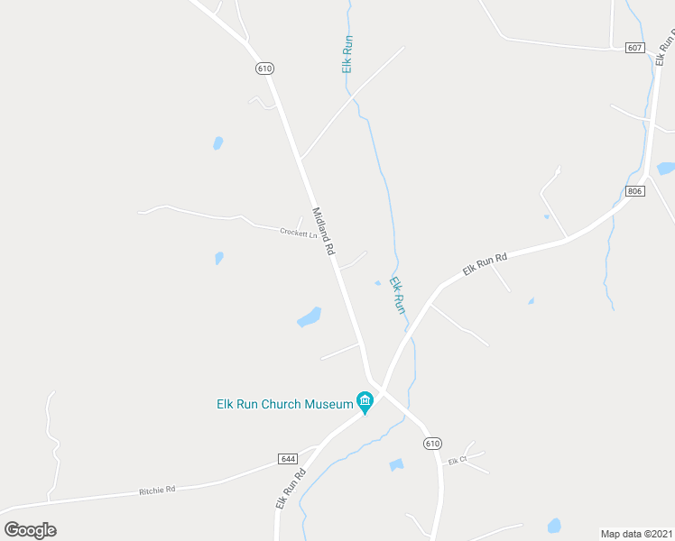 map of restaurants, bars, coffee shops, grocery stores, and more near Midland Road in Midland