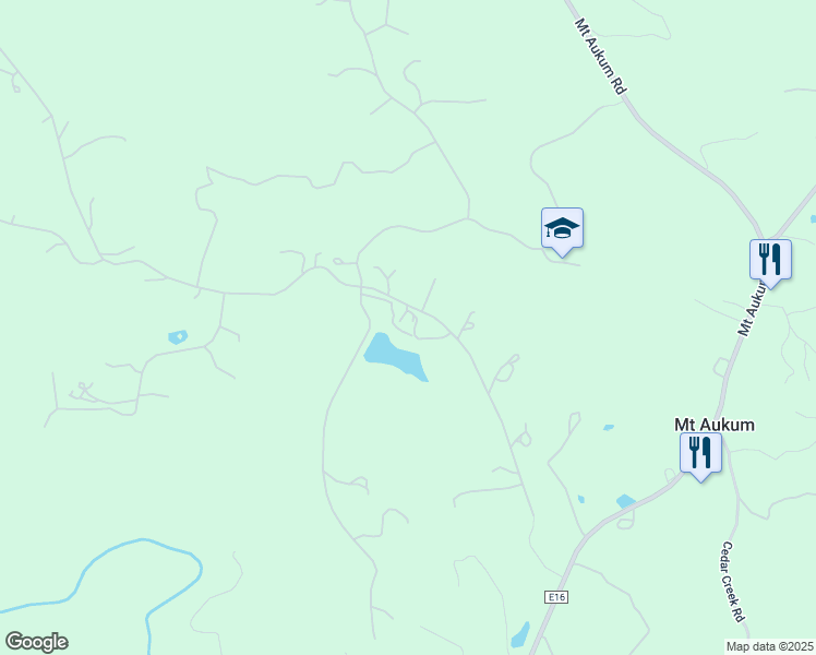 map of restaurants, bars, coffee shops, grocery stores, and more near 5150 D'Agostini in Mount Aukum