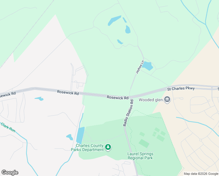 map of restaurants, bars, coffee shops, grocery stores, and more near 10300 Rosewick Road in La Plata