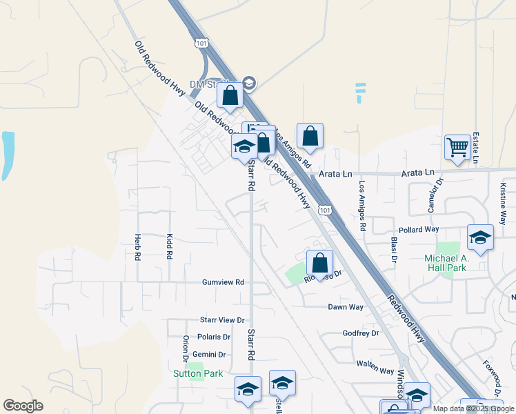 map of restaurants, bars, coffee shops, grocery stores, and more near 821 Twin Oaks Lane in Windsor