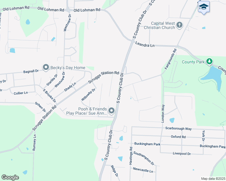 map of restaurants, bars, coffee shops, grocery stores, and more near 1619 Chaddsford Drive in Jefferson City